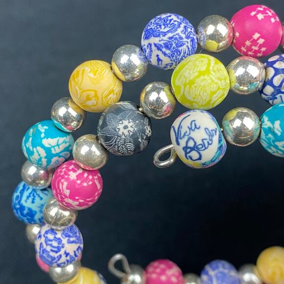 Viva Beads Discontinued Multi Colored Tutti Frutti Jumbo Wrap Bracelet - Picture 7 of 9
